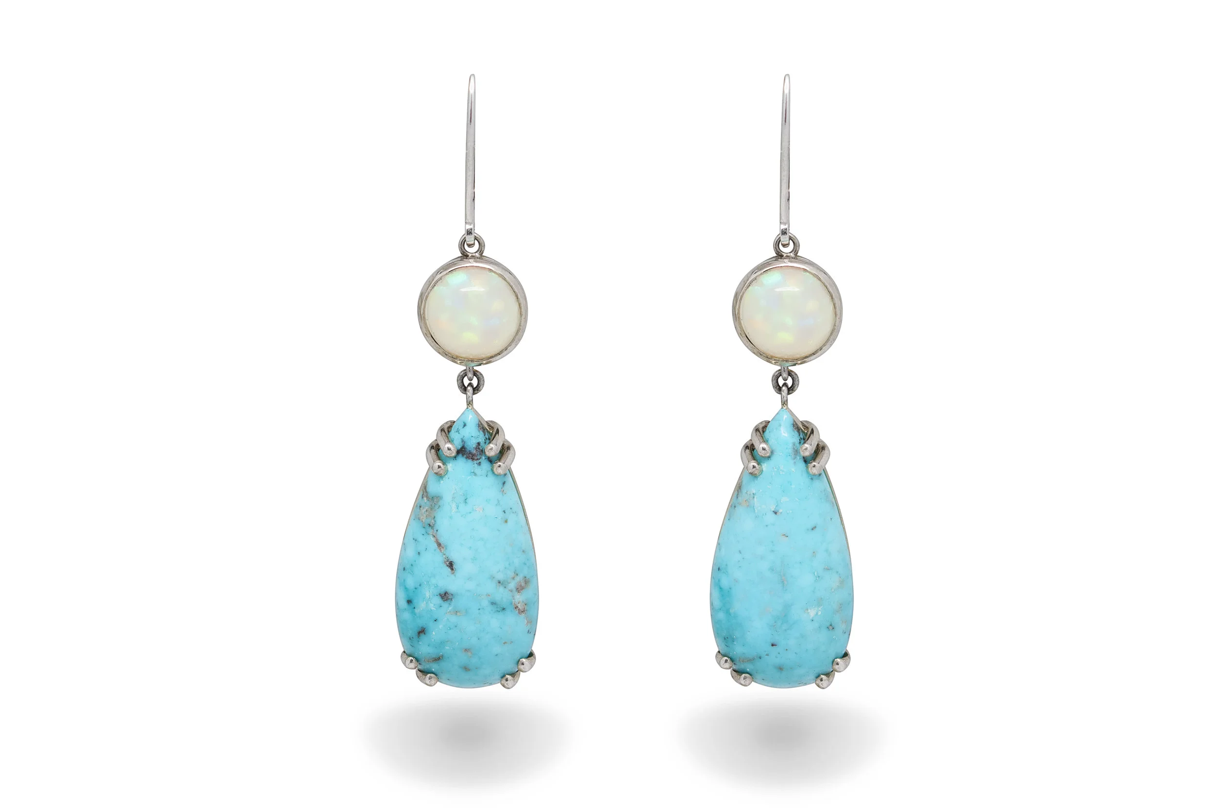 Ethiopian Opal &amp; Morenci Turquoise by Sandy Moss™