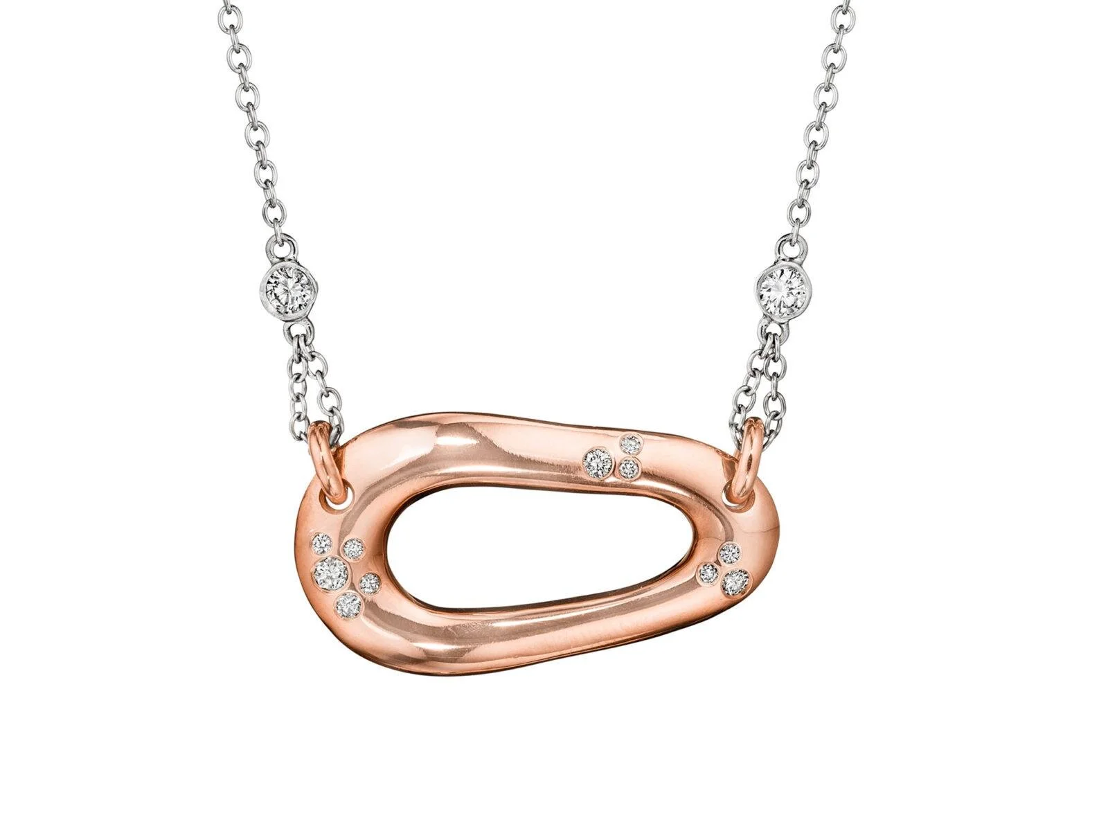 Stepping Stones Diamond Etoile Necklace