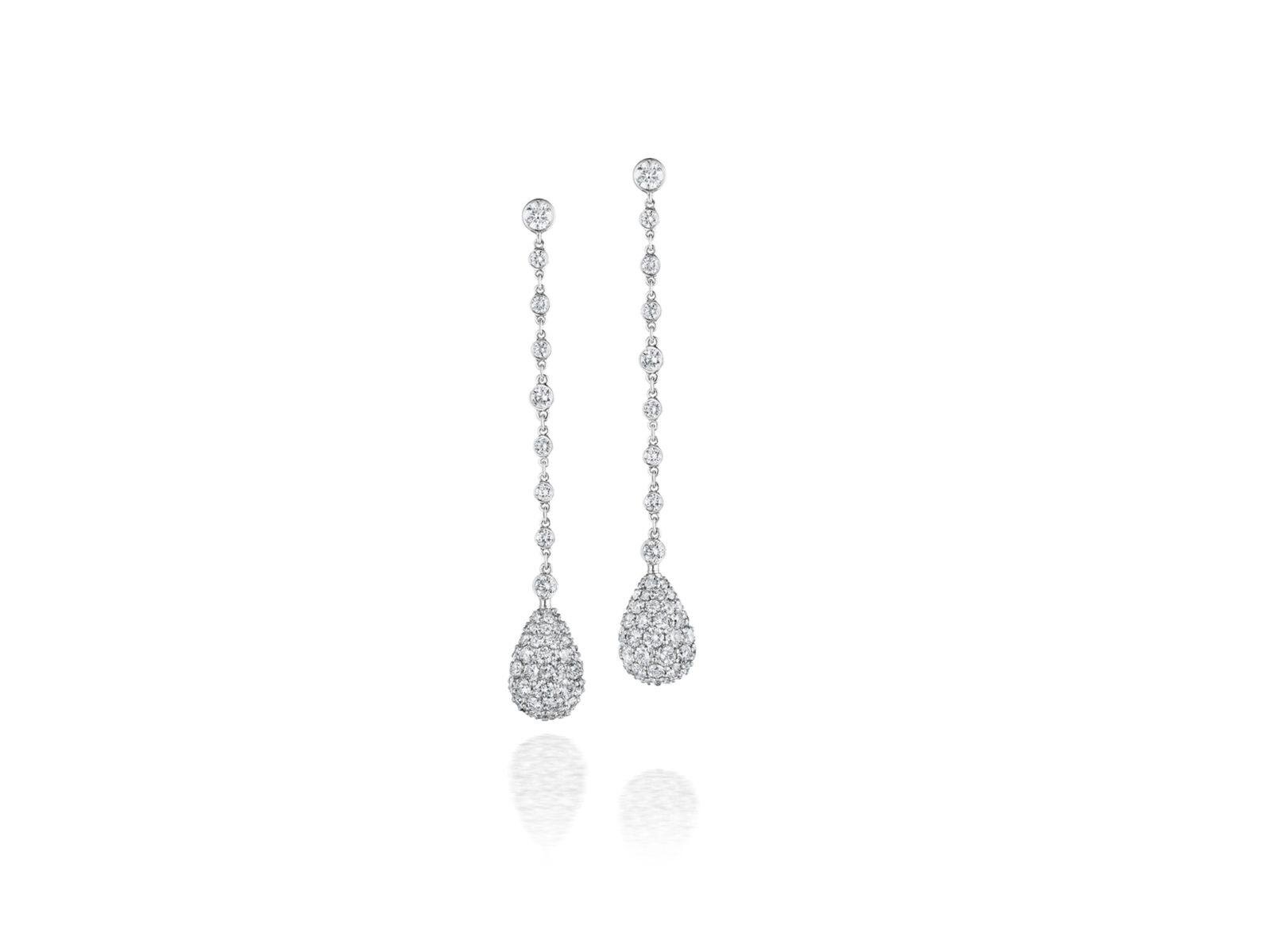 LES BOULES COLLECTION DIAMOND CHANDELIER EARRING