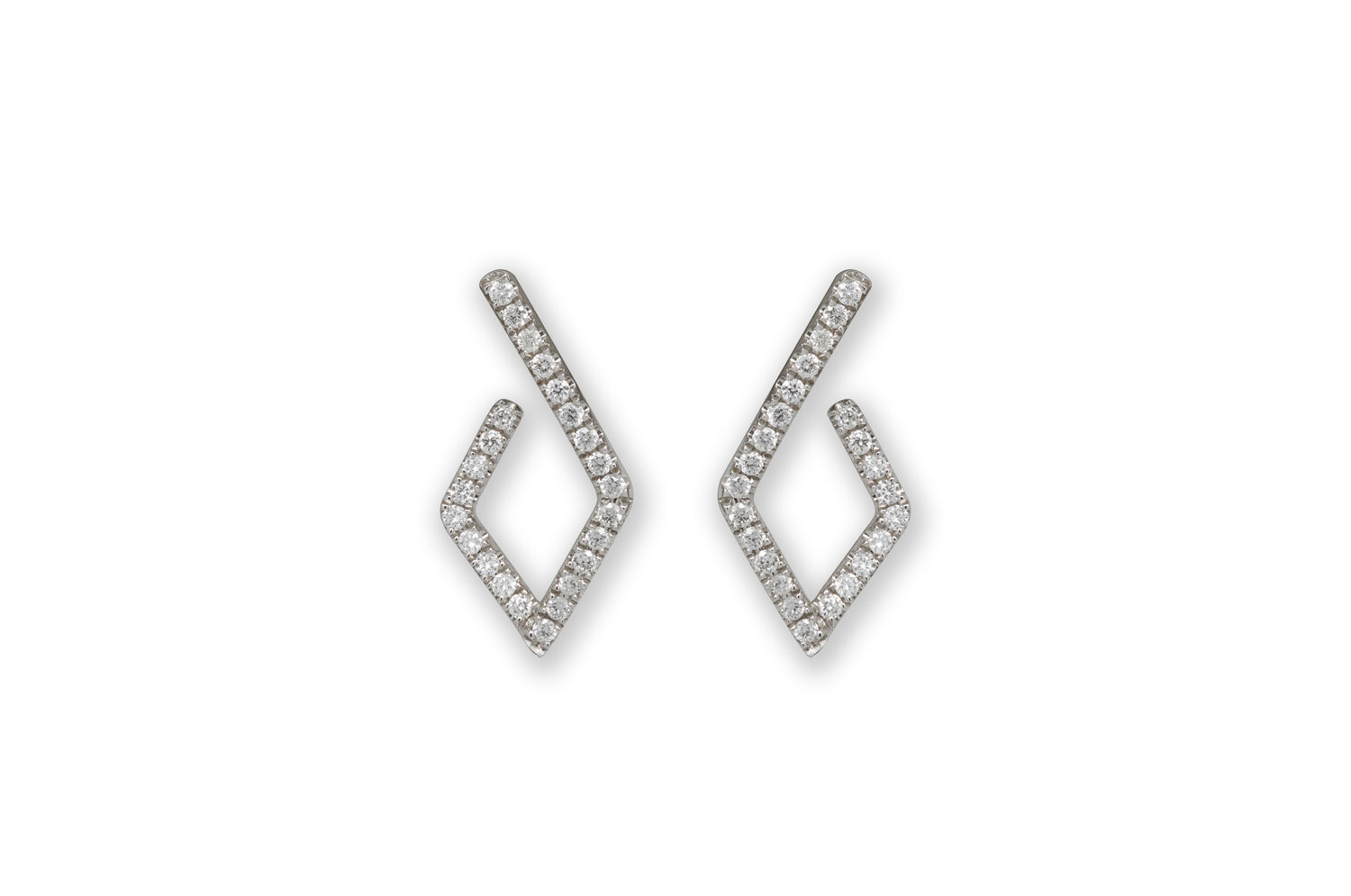 Geometric Rhombus Earrings