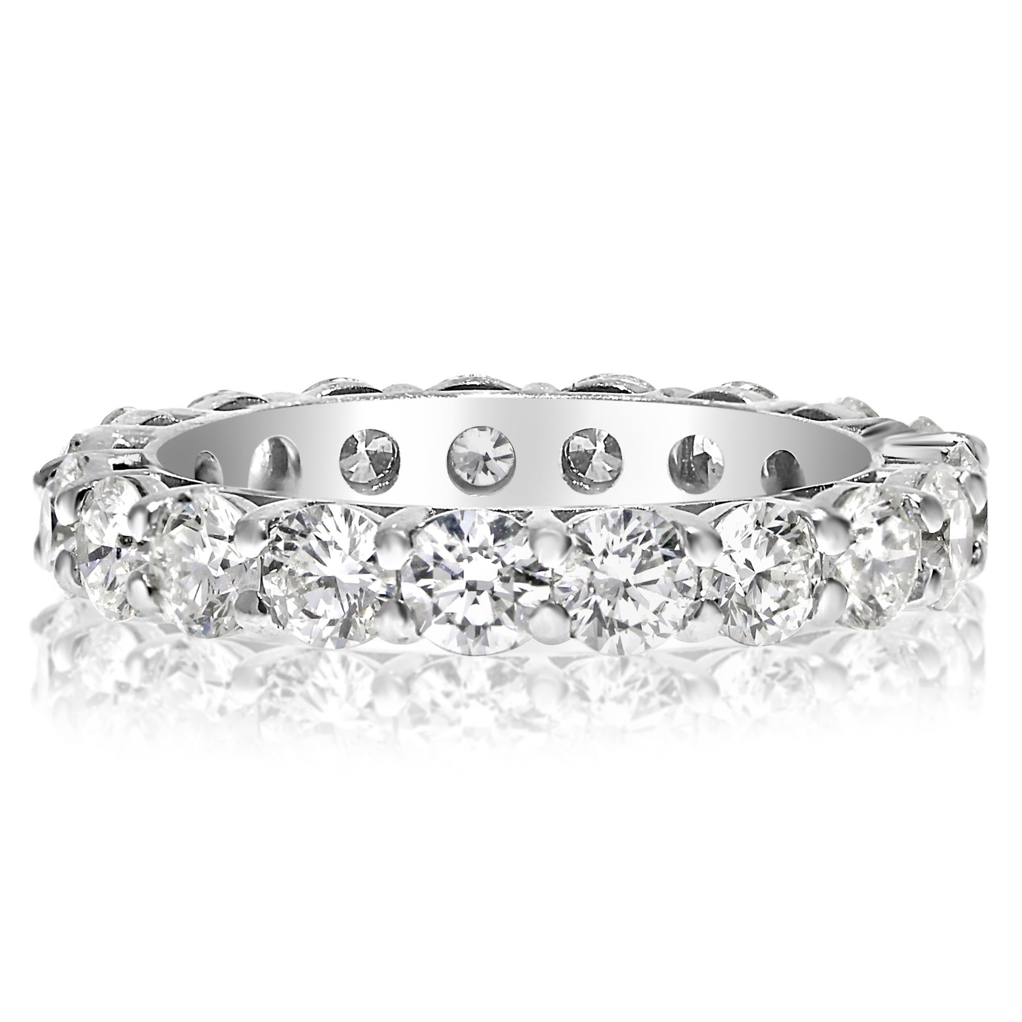 WIRE SHARED PRONG BAND - 3.00 CTW