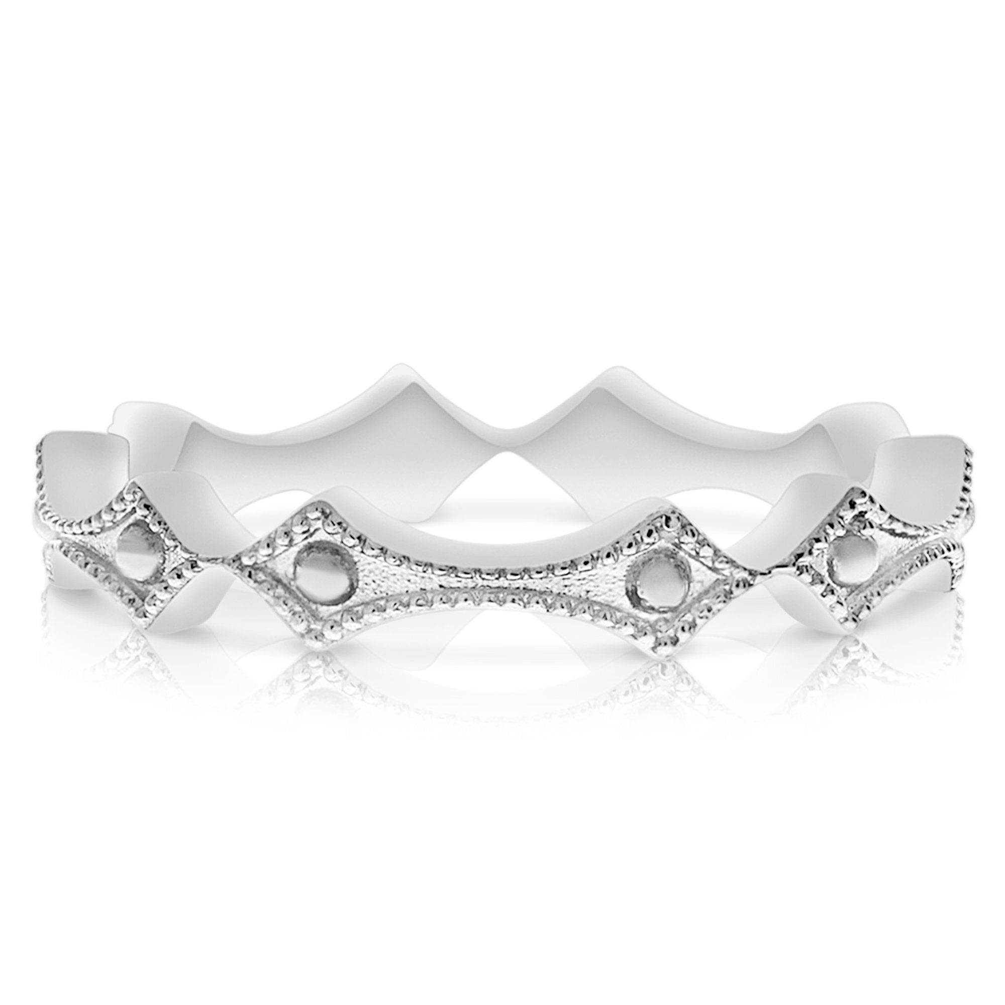 SOLID REGAL MILGRAIN BAND