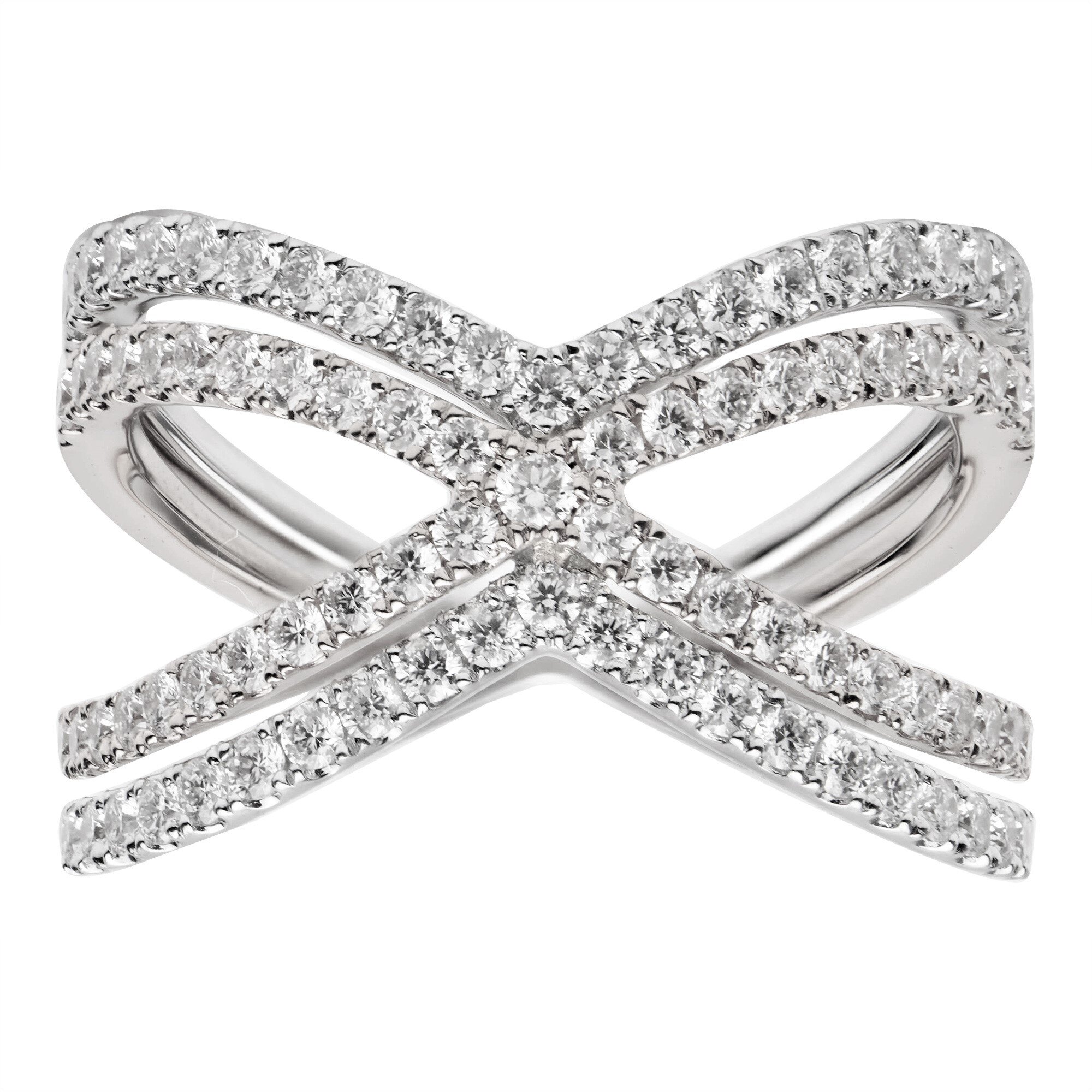 18KW FASHION DIAMOND RING