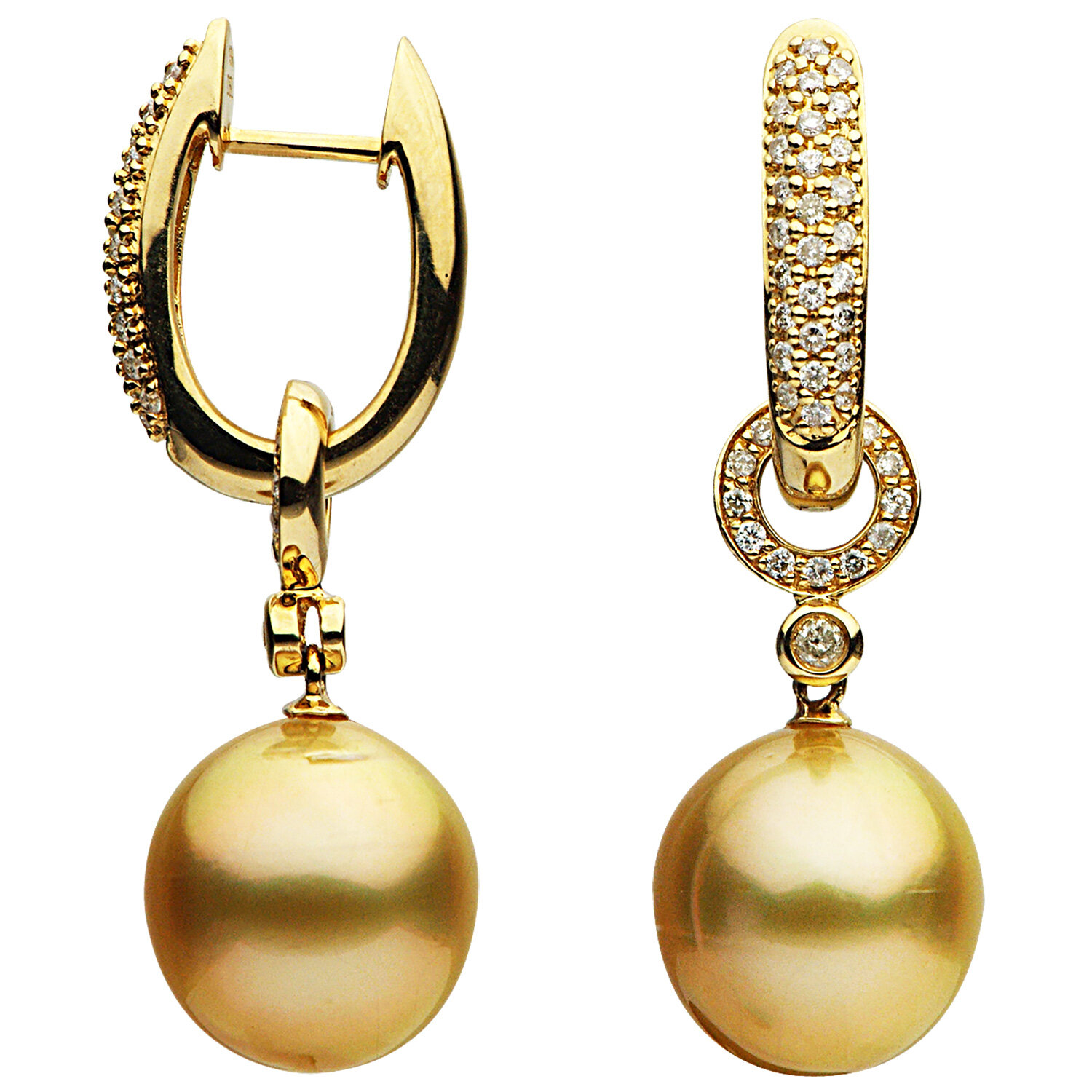 18K PEARL EARRINGS 