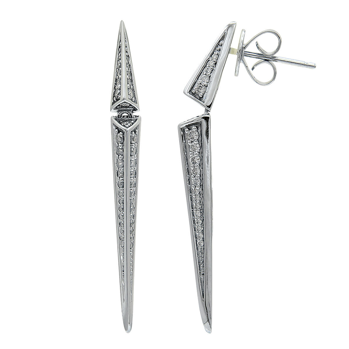 18KW HANGING EARRINGS 