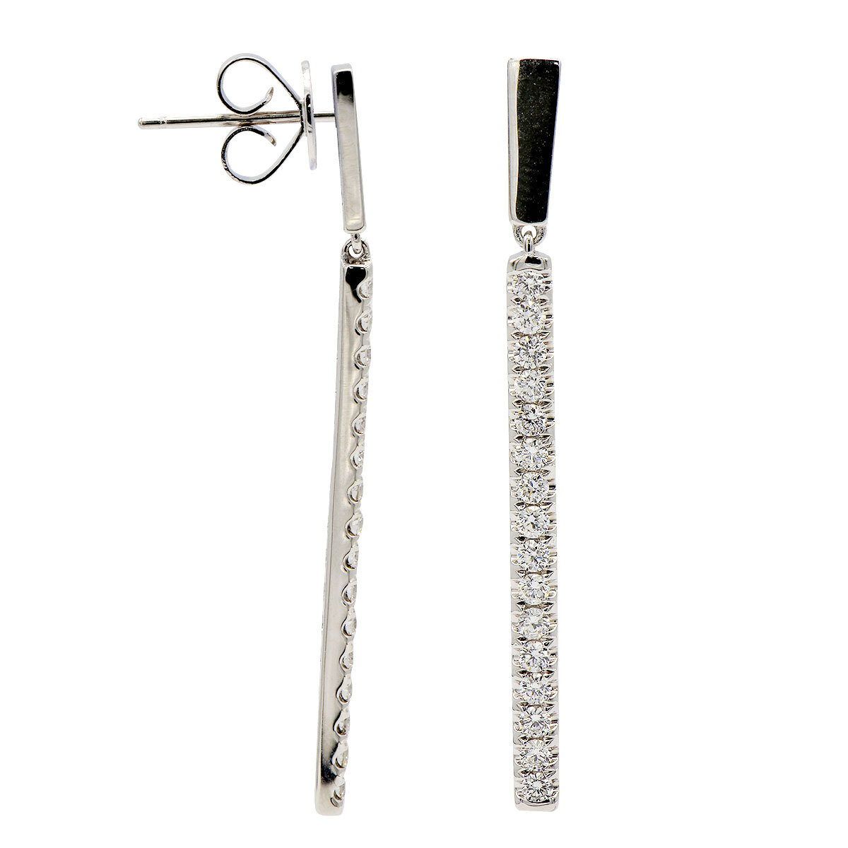 18KW HANGING EARRINGS 