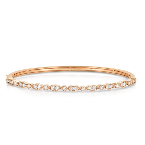 Marquise and Round Shape Bangle