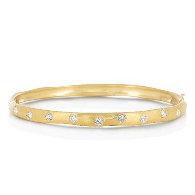 Curvy Diamond Bangle 