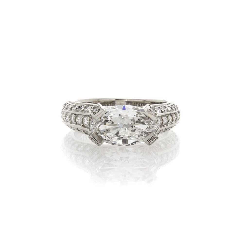 OVAL CUT RING 2.09CT