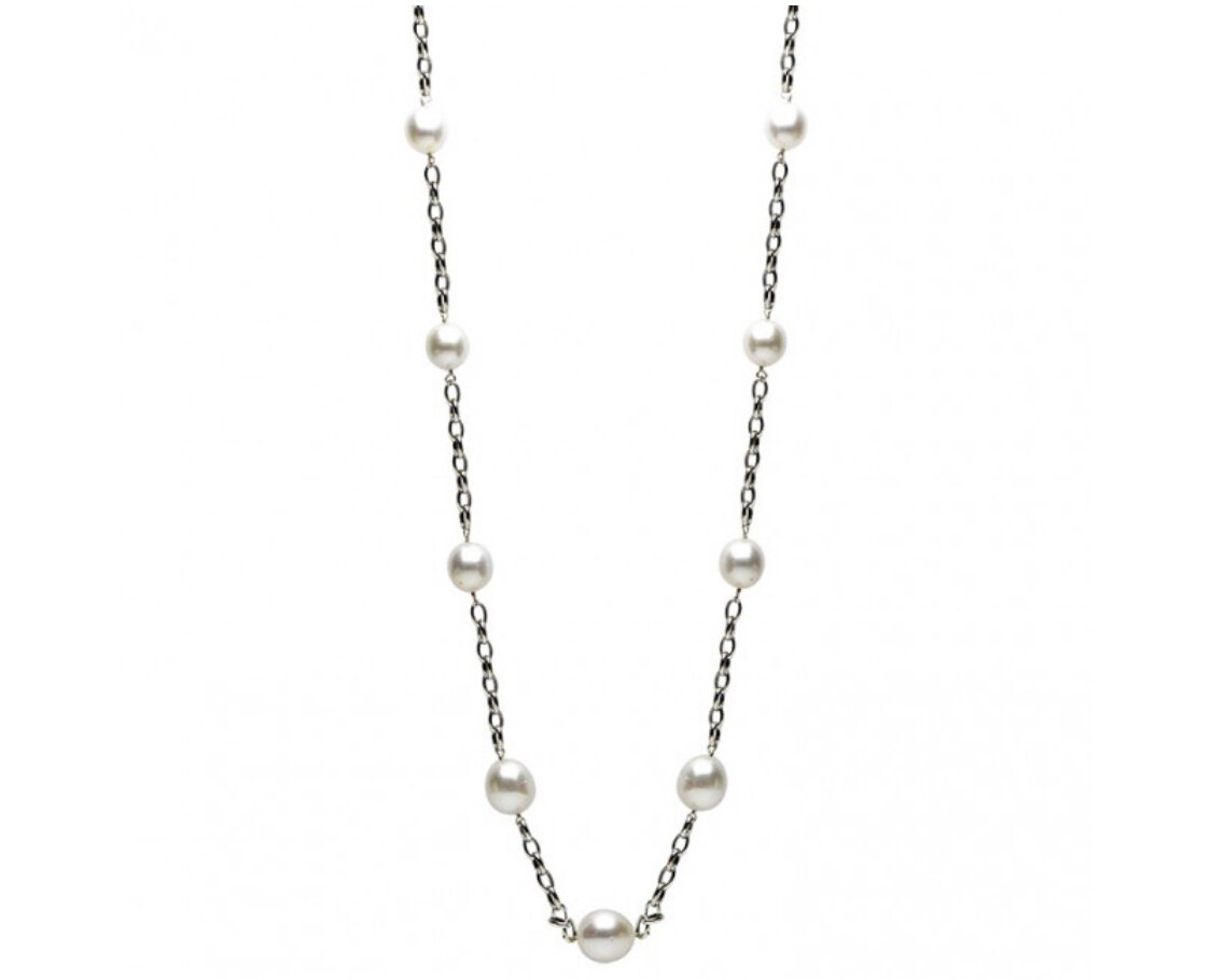 14K GOLD AND PEARL NECKLACE