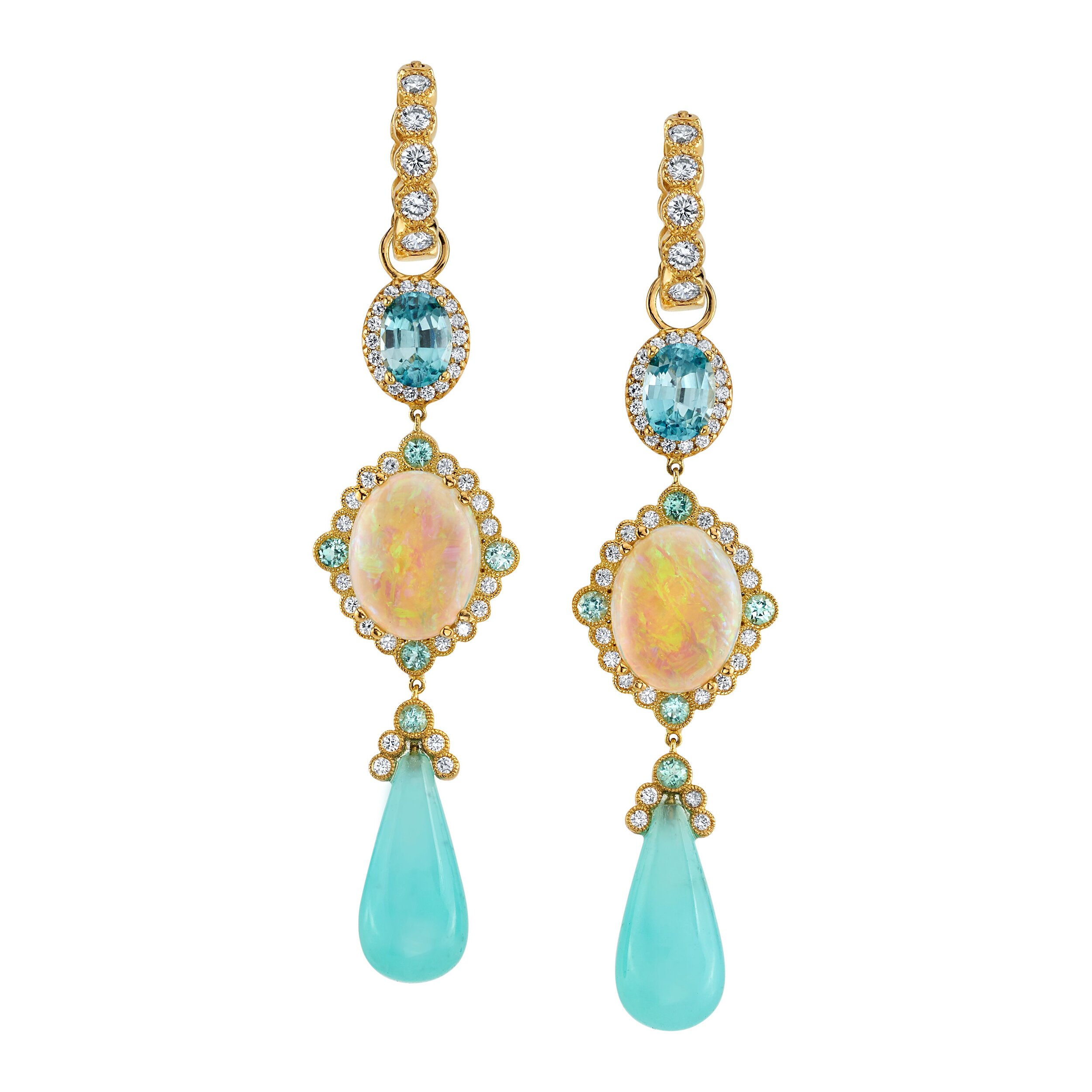 Something Opal Something Blue Earrings