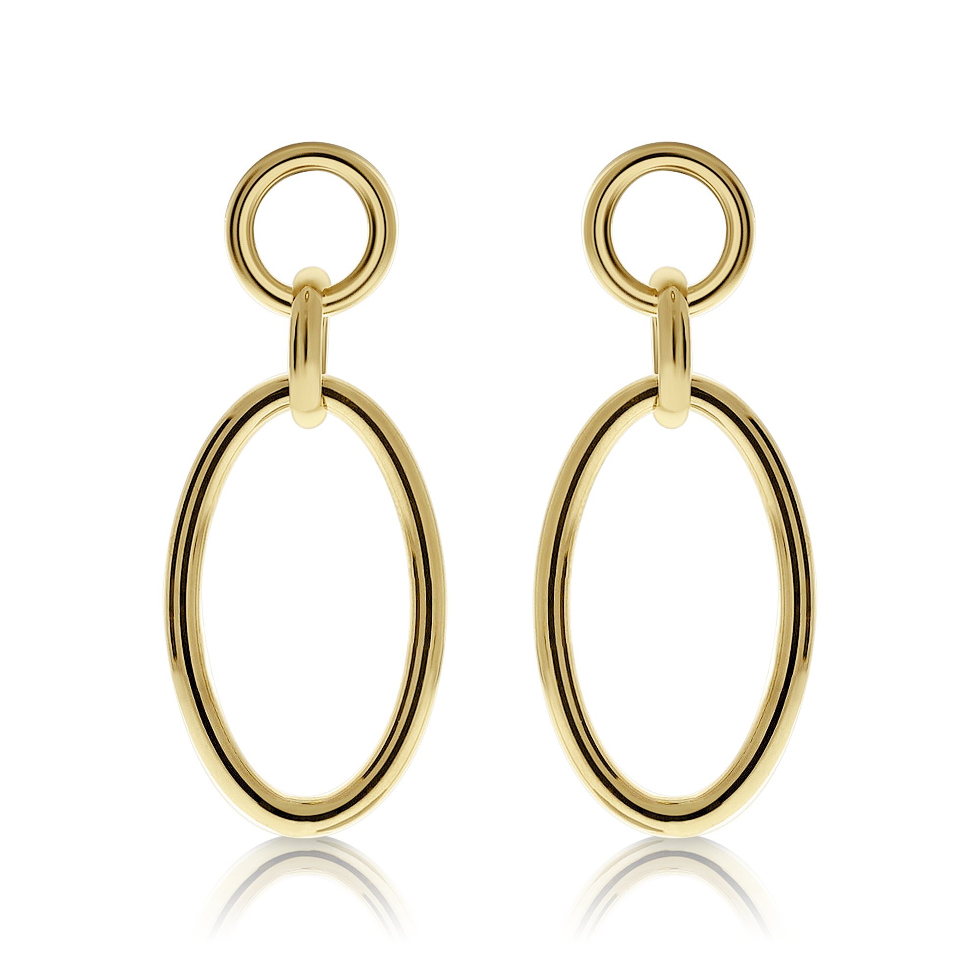 GOLD DRIP DROP EARRINGS