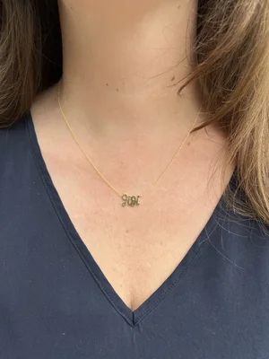 Gigi Gold Necklace — Sandy Moss Jewelry