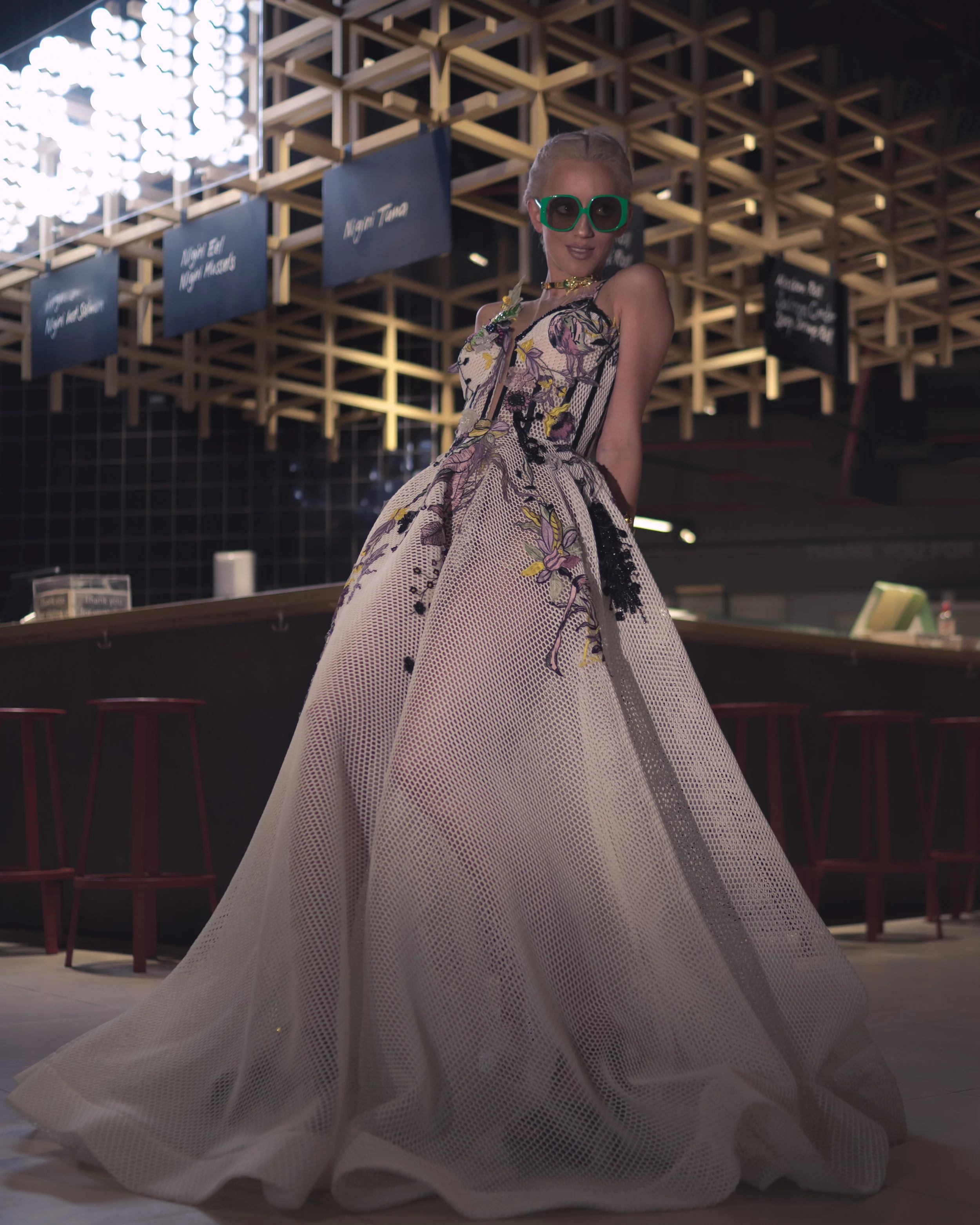 Anicee Gohar photographed by Hady Ashraf & Marwan Morsy for Flare PR on location at Fresh Food Market .