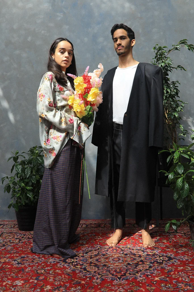 Photographed by Dakota @Dakota.photos ; Hair & Makeup by Ania @ania.poniatowska ; Modeled by Parvane @parvbar and Ahmad @ahmadfardan for SHOUG