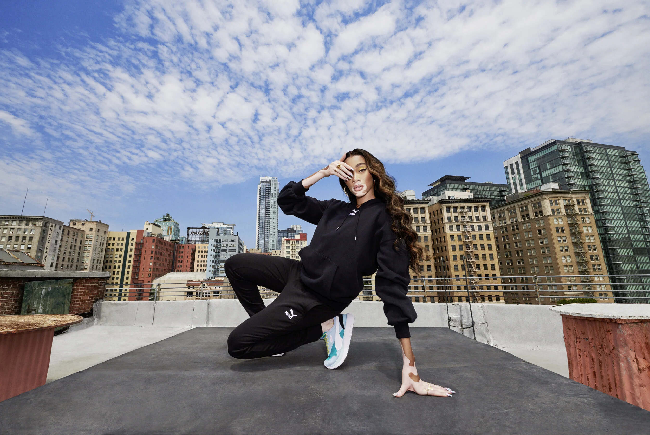 Winnie Harlow Making Moves In PUMA's Cruise Rider