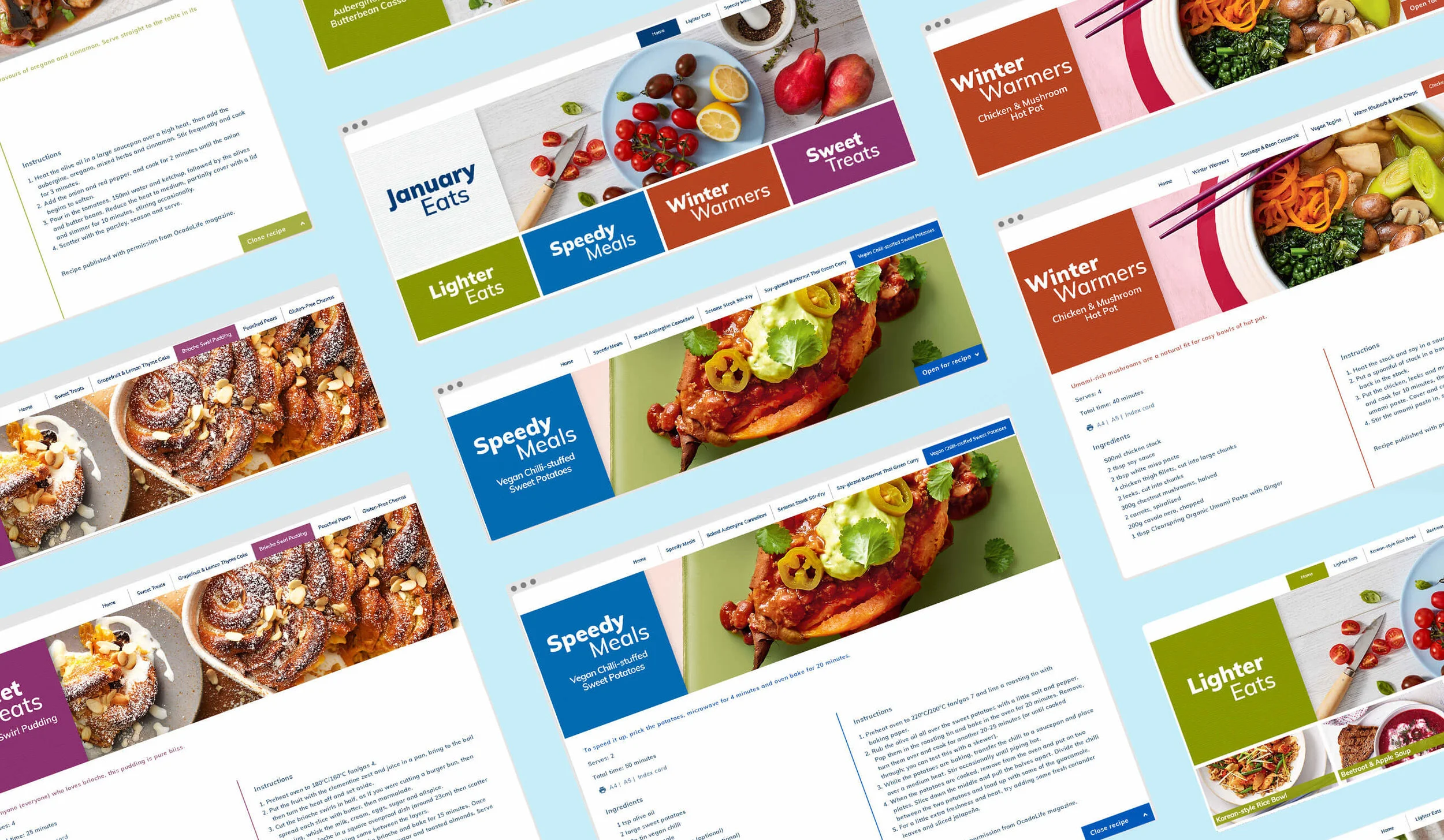 Digital Events Recipes Tiled