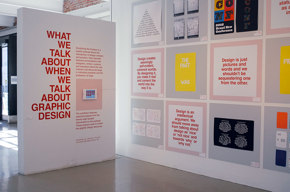 What We Talk About When Talk About Graphic Design Exhibition