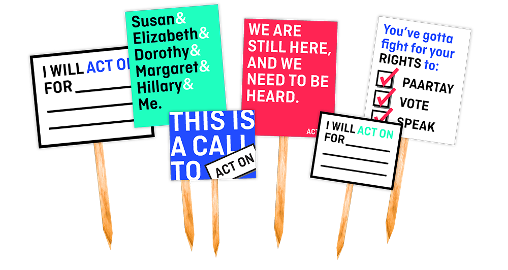 March On Sign Options