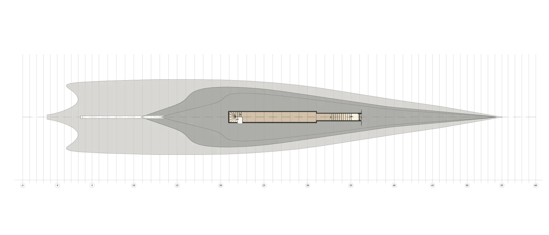 72m Yacht Design Concept - Sub-lower deck