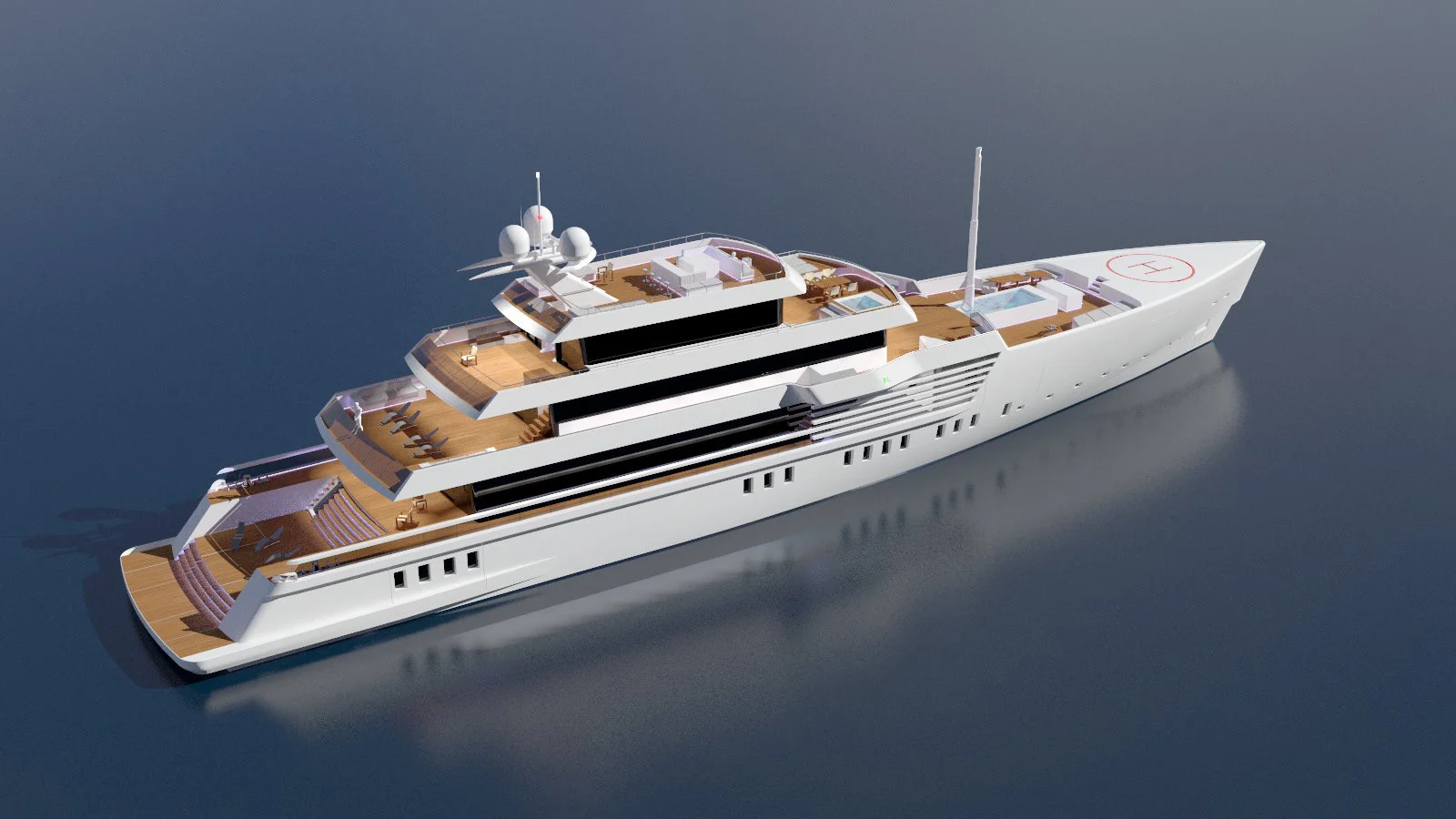 72m Yacht Design Concept