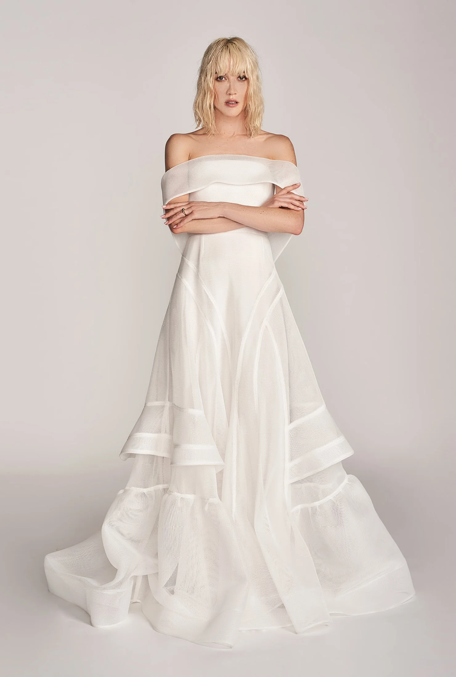 Georgia Young Met Gown, $7290, Love Marie Bridal Boutique , Open Ring, from $30, & Other Stories .