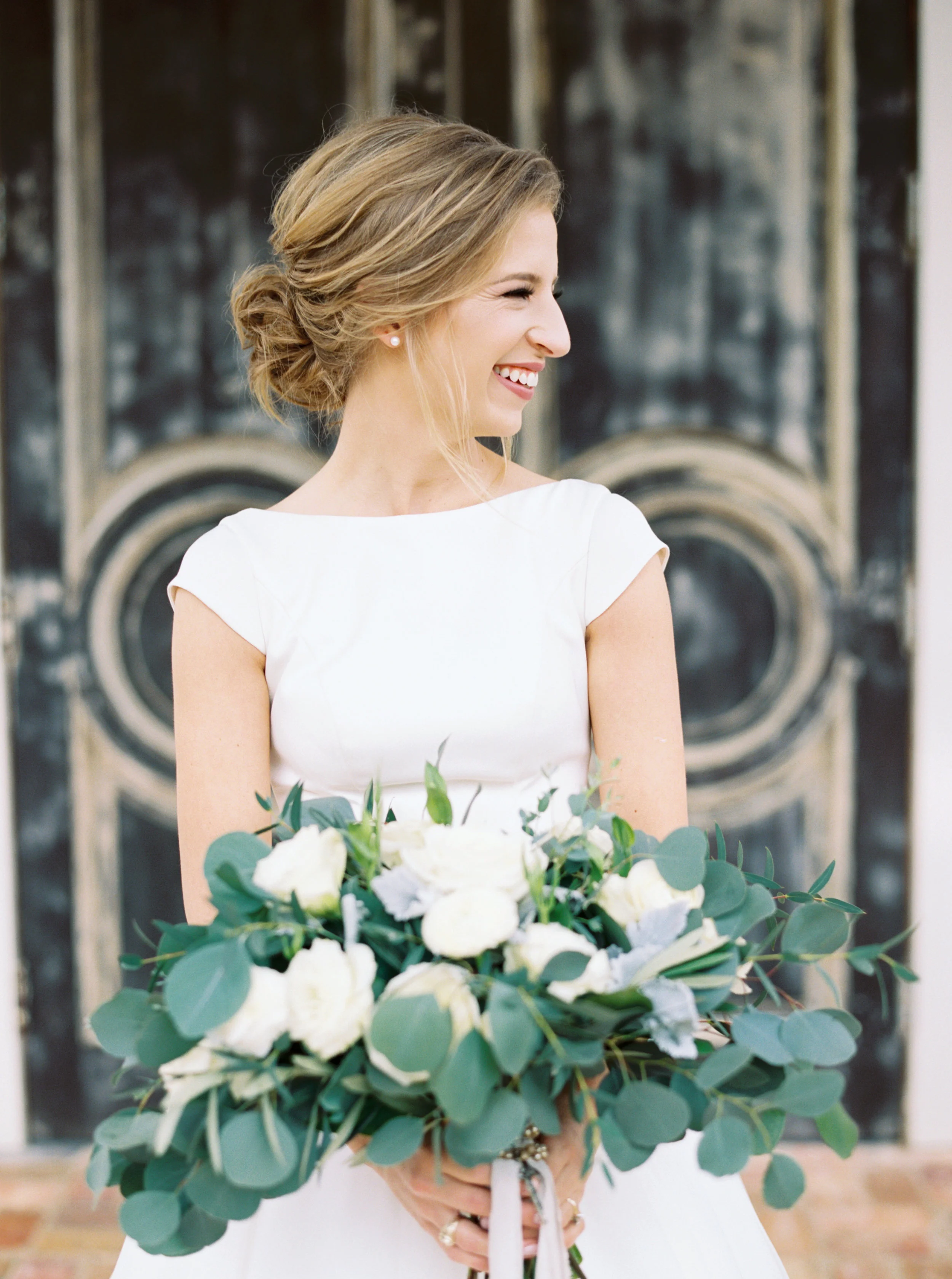 Cap Sleeve Southern Style Wedding Dress