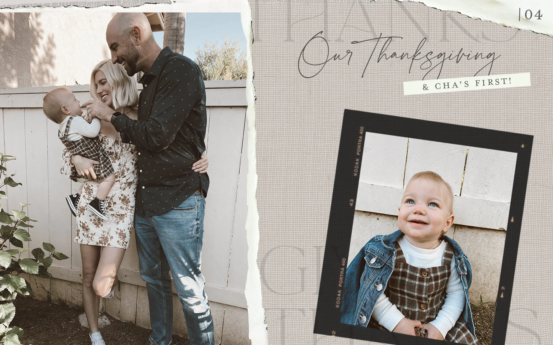 Our Thanksgiving (&amp; Cha's First)