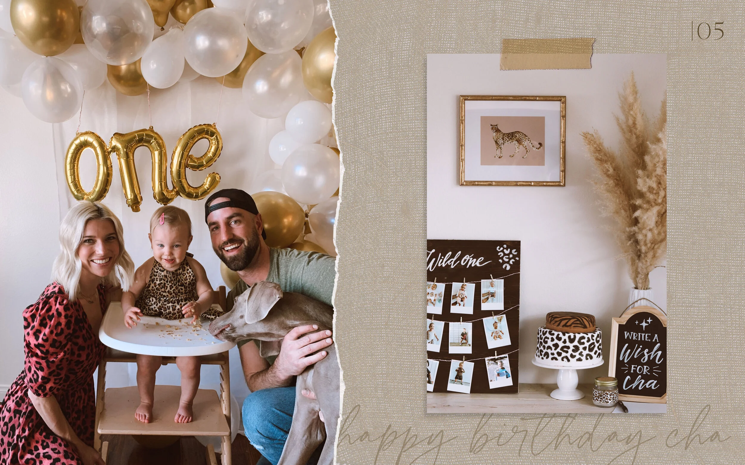 and just like that, she’s one.