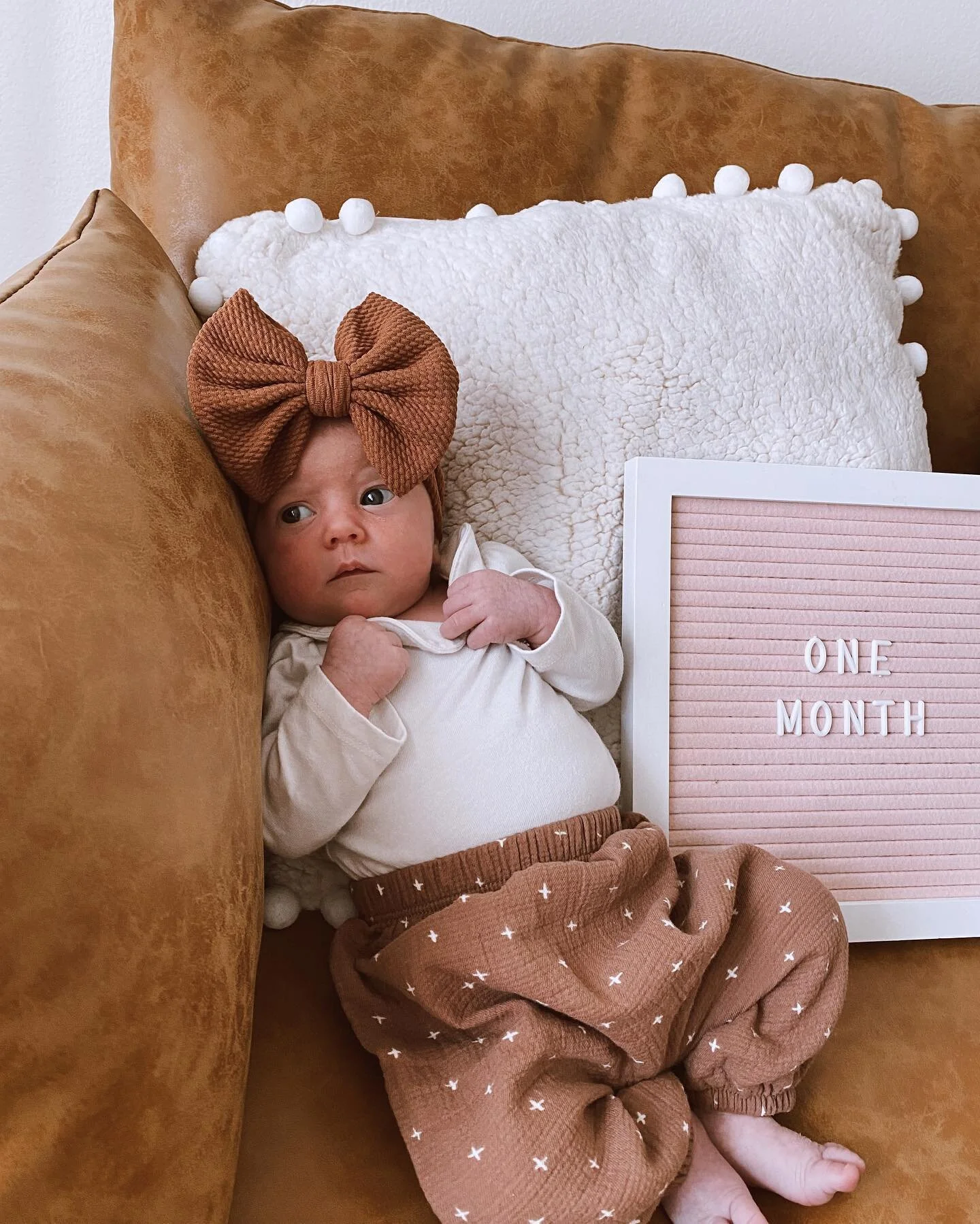 Not sure how that happened&hellip; happy one month little O 🤎
