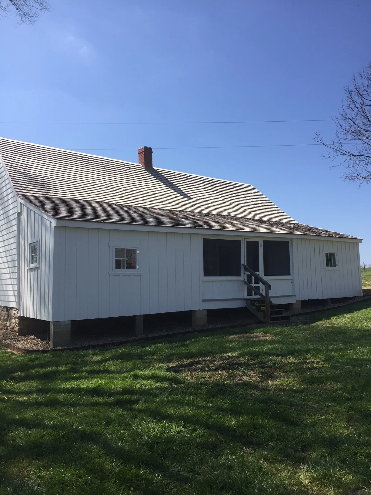 Our home for most of the shoot, the recently preserved slave quarters.