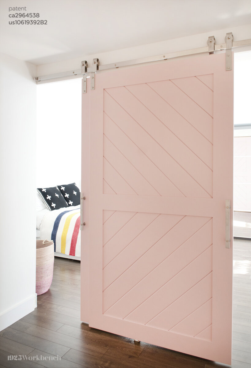 Our popular pink door
