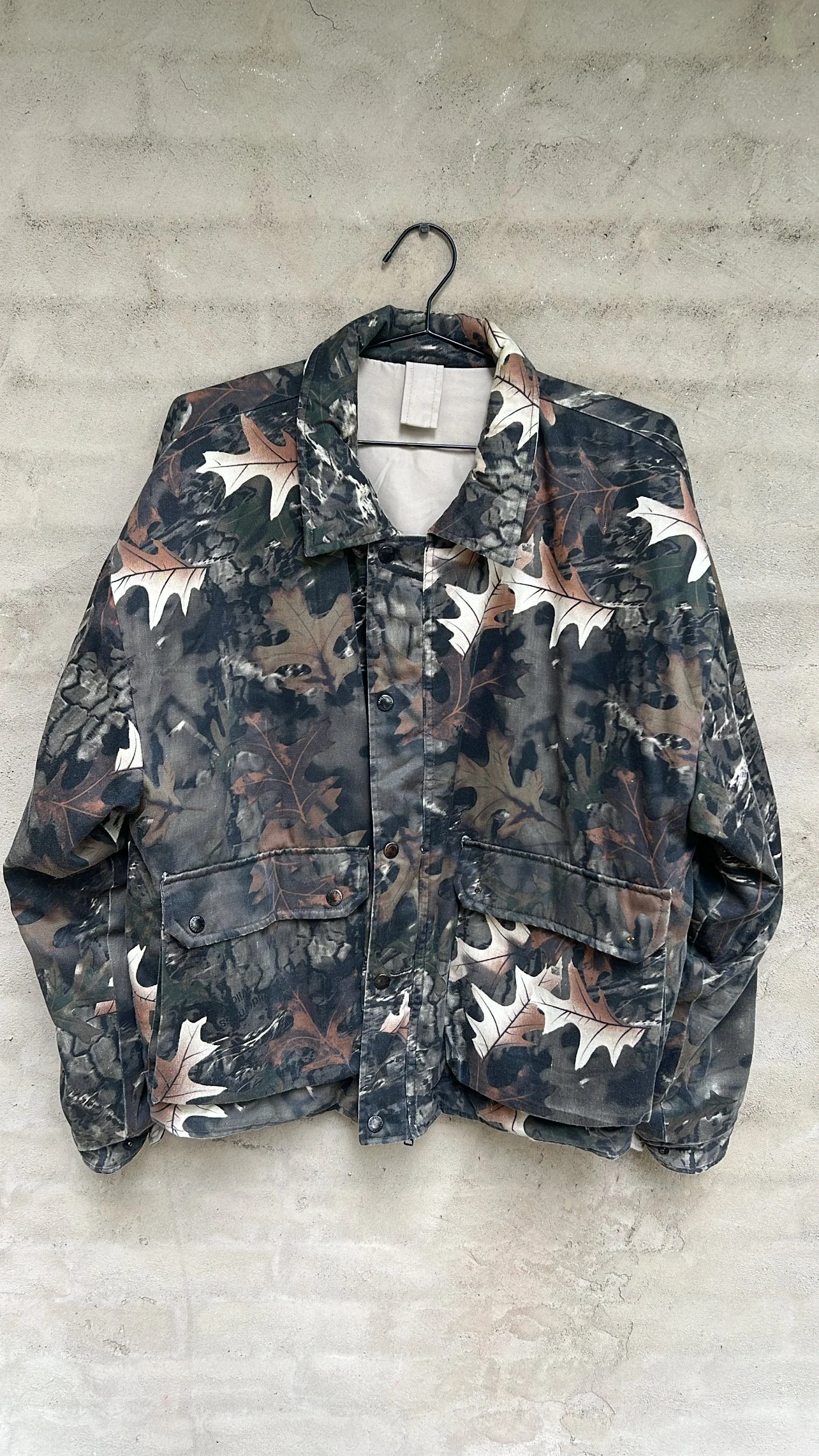 Vintage Camo Puffer Jacket, Large