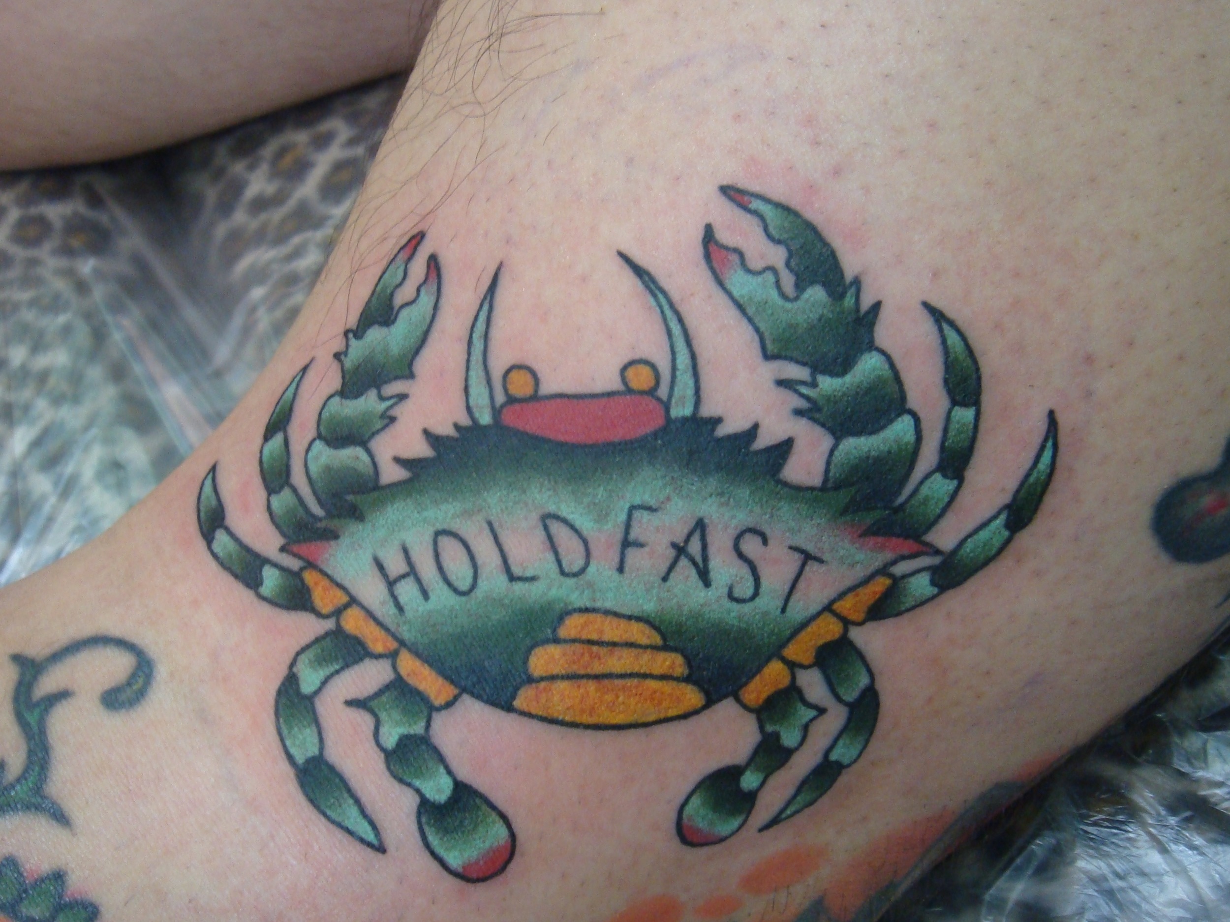 hold fast crab project — Copper State Tattoo