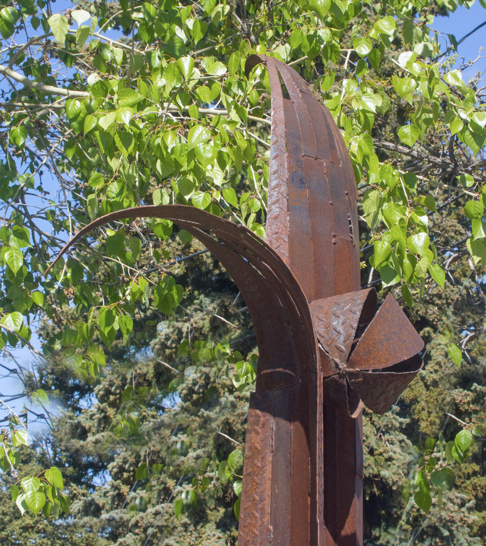 Top detail of Ode to Prairie Spirit