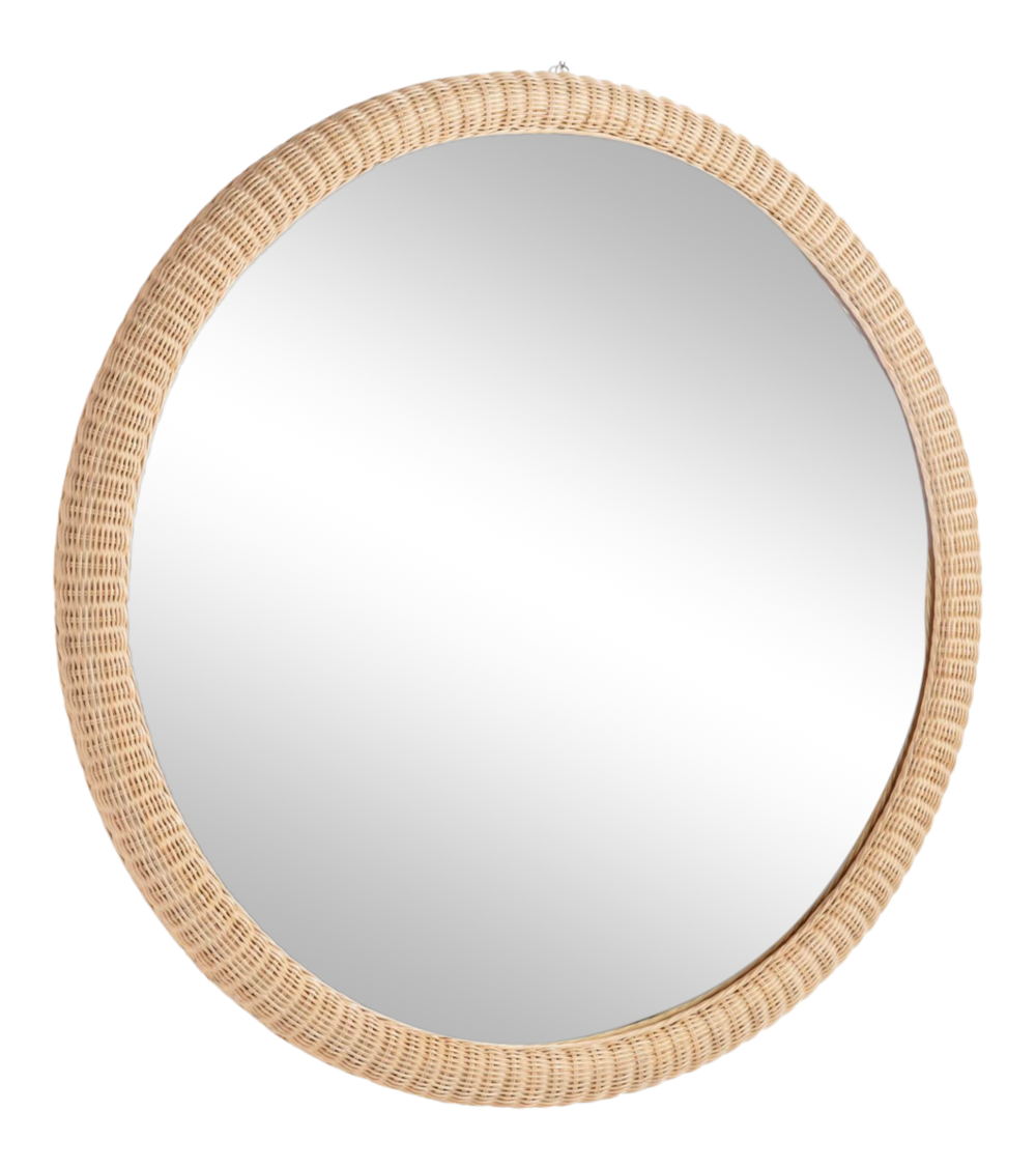 Mirrors Meg Braff Designs Mirrors Meg Braff Designs, Capri Gold Sunburst Round Mirror