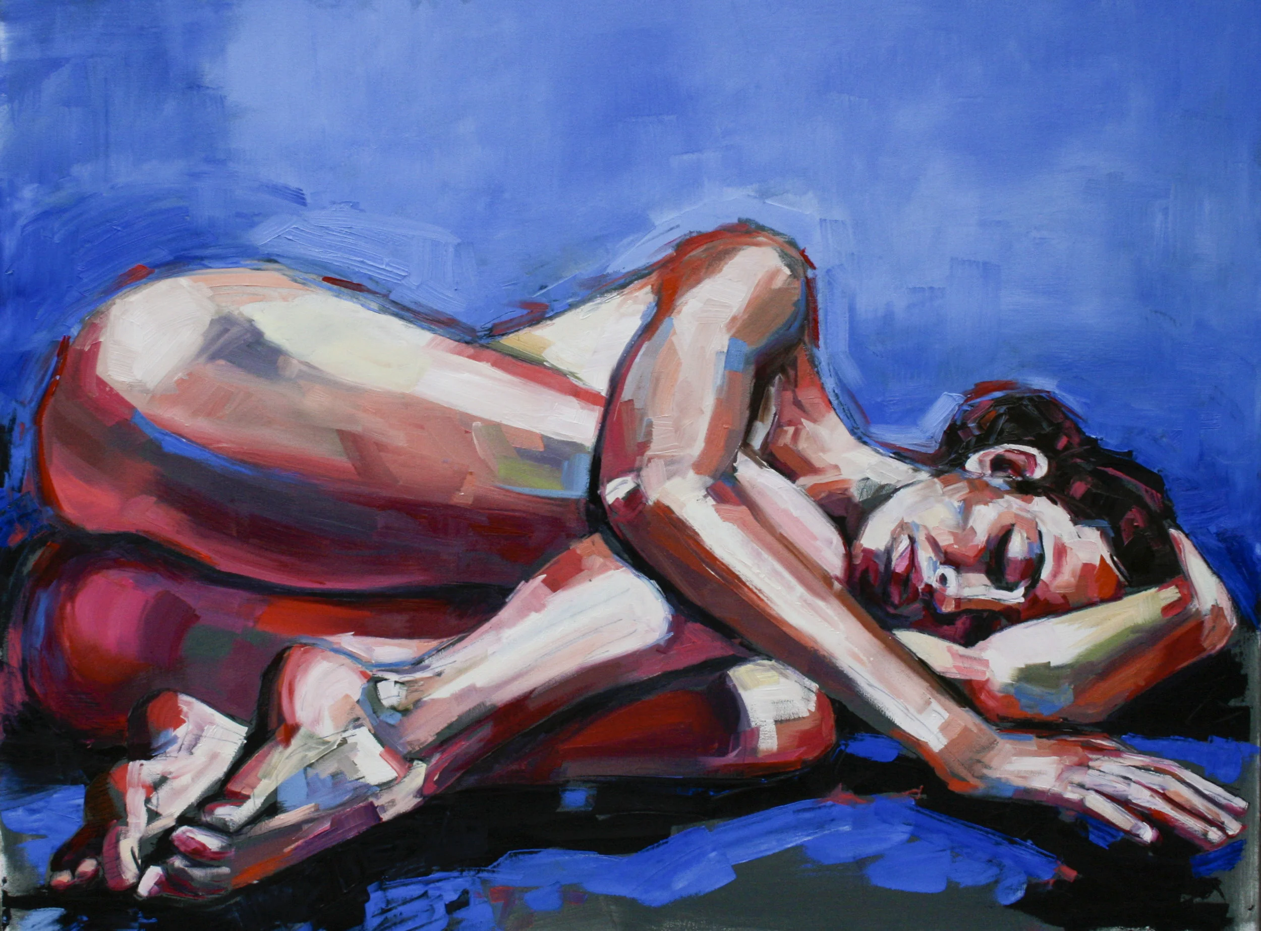 Nude in Blue