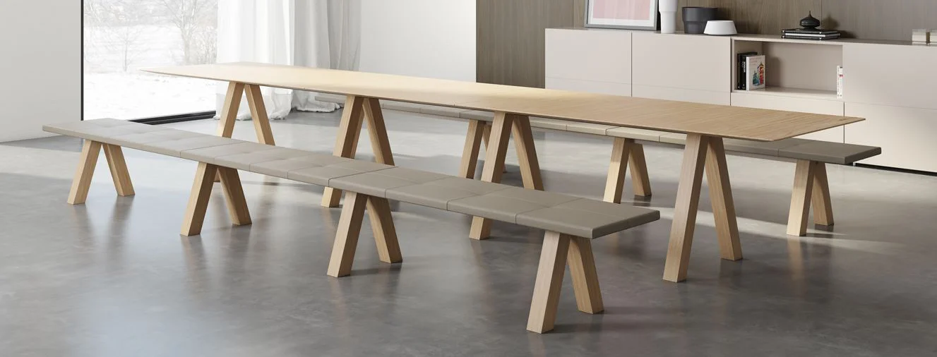 Viccarbe Trestle Table