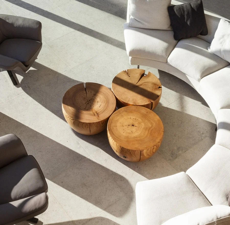 Brent Comber Drum Coffee Table