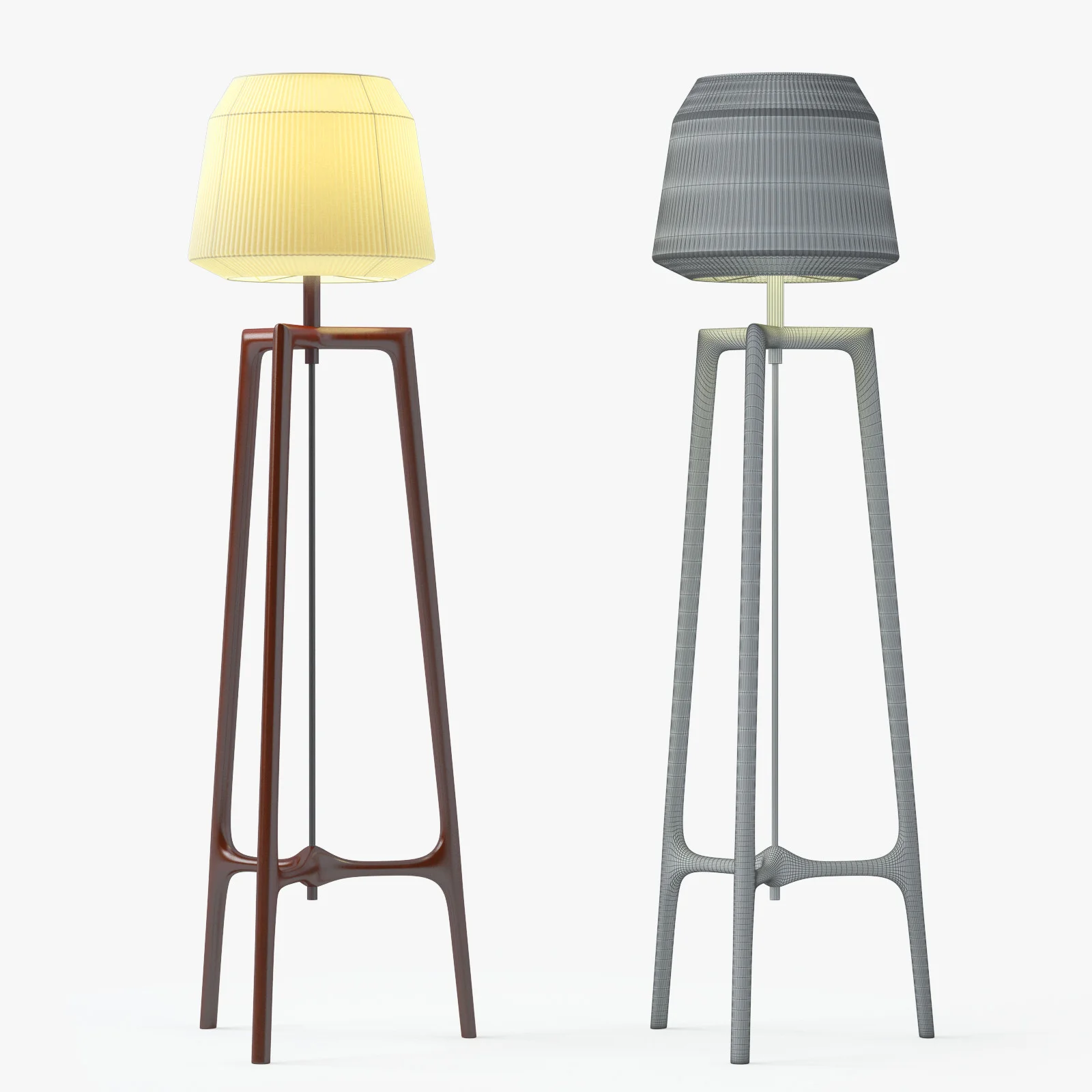 Roberto Lazzeroni For Ceccoti Lampp Floor Lamp