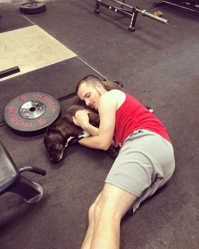 Monday morning 6am gainz can be hard, especially when Coach Ivan demands 3x10 cuddles!
.

#getfit #health #fitness #fit #bootybydrew #strong #fitnessmodel #fitnessaddict #fitspo #workout #bodybuilding #cardio #gym #train #training #health #foodie #fo