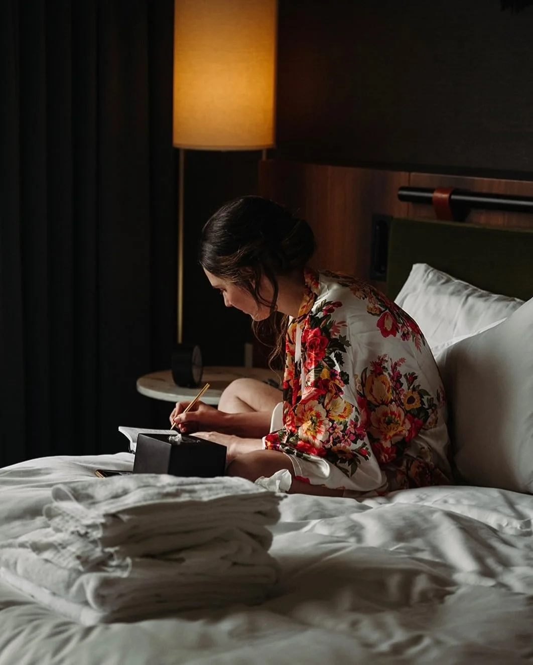 some of the most important moments on your wedding day happen in silence. 

vows written on the edge of the bed. a deep breath. the realization that this is really happening.

this is why full day wedding photography coverage matters. your wedding st