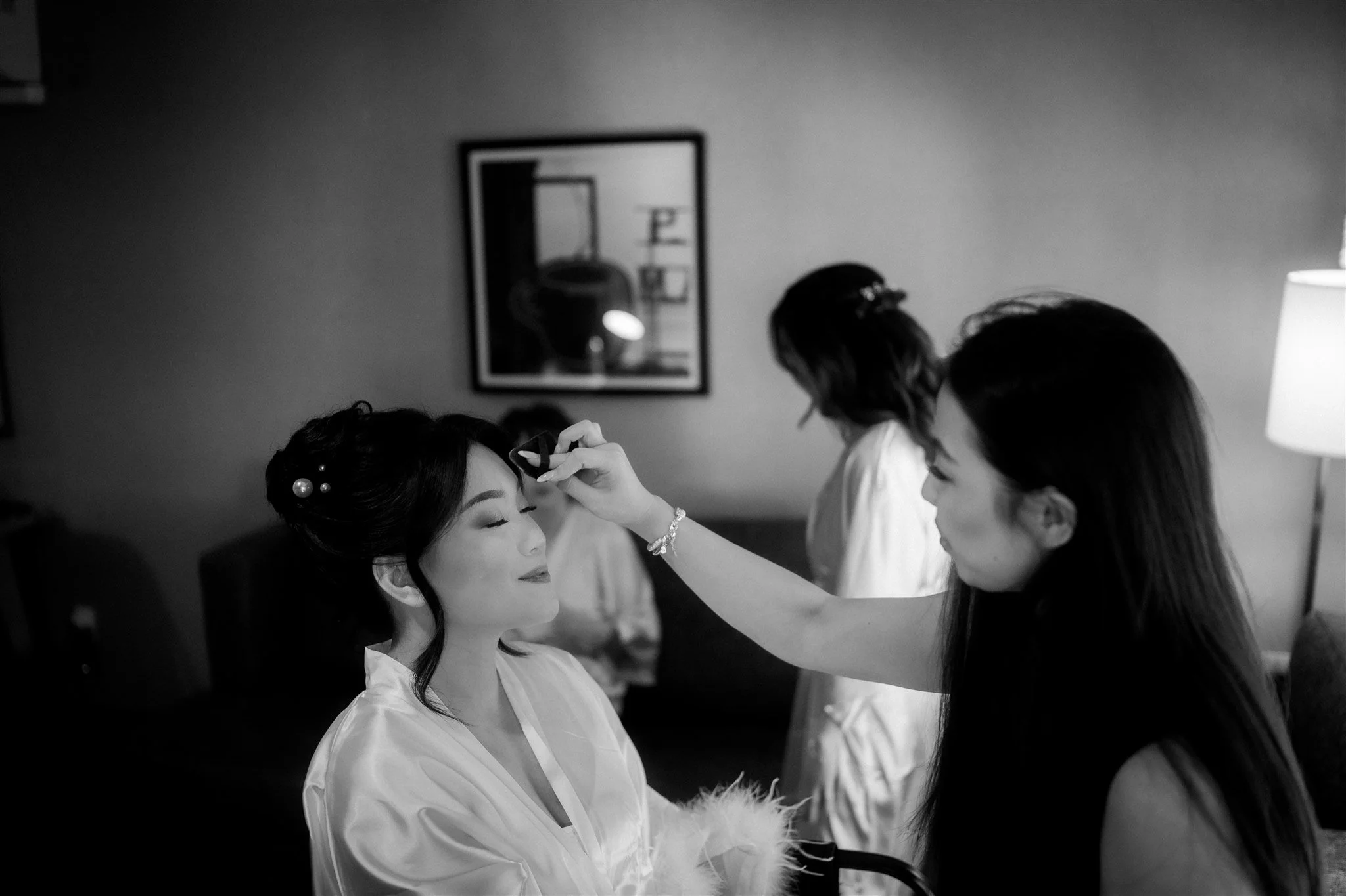 bride getting ready
