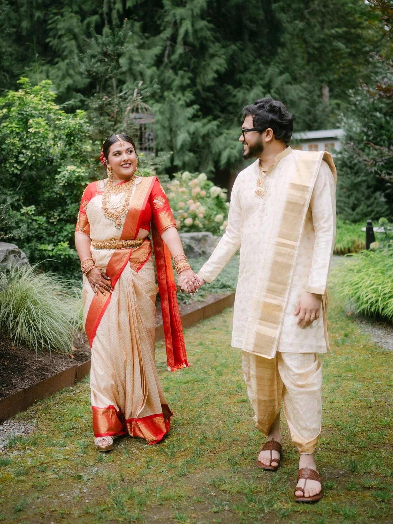 a morning hindu wedding dripping in color, tradition, and a love story straight out of a movie. ❤️

from a chance meeting in 2016 to somehow landing in the same city years later, this couple&rsquo;s journey was written by the universe. we got to docu