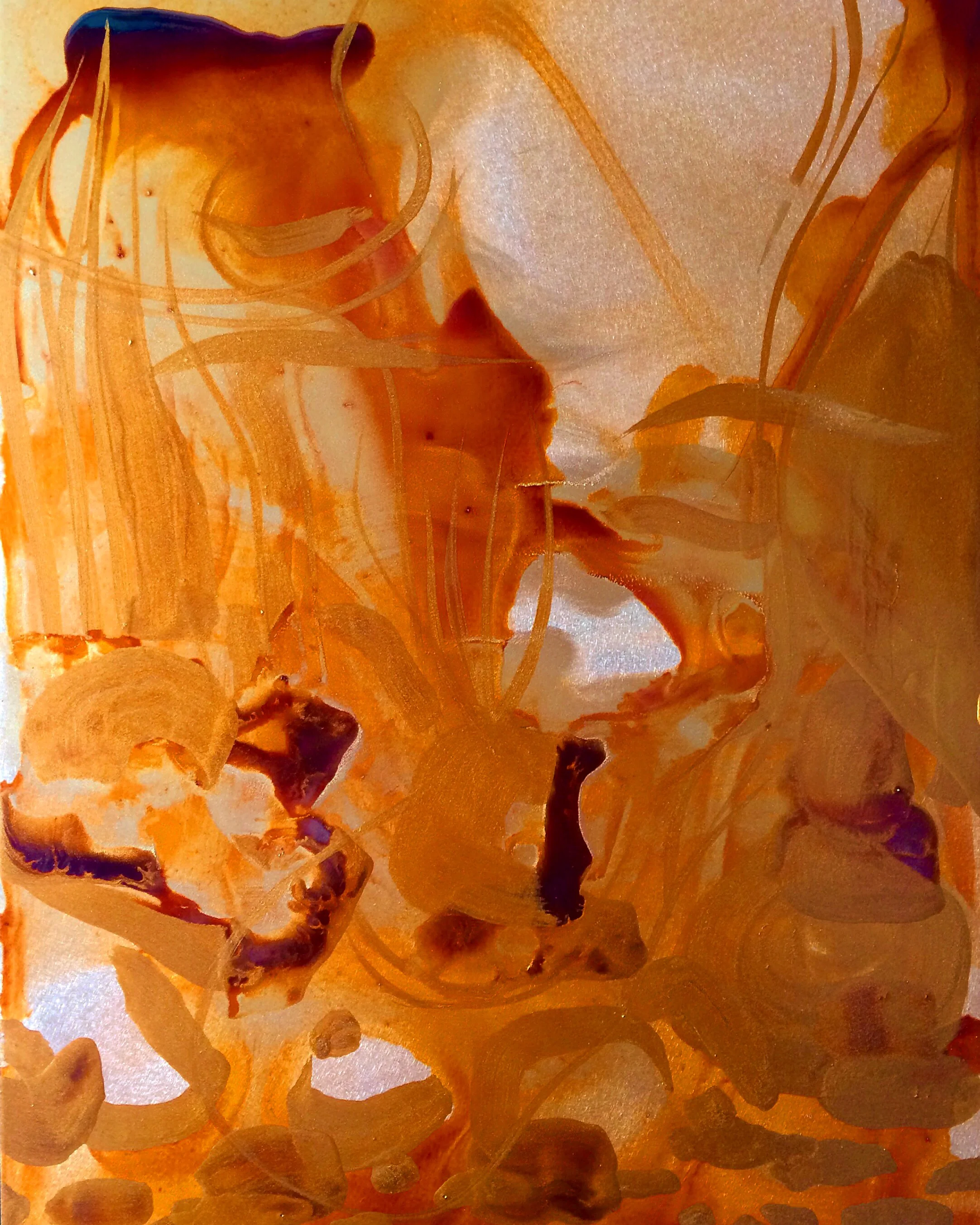  Enamel on Copper  9"x12"  2015 