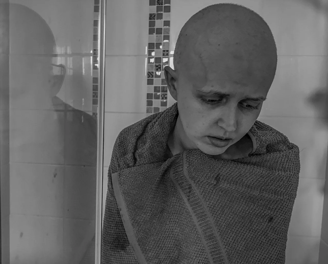 The raw vulnerability at this point in the journey was unhinging. Faye was holding on but because of her size and frame, chemo had hit her hard. A lot of people thought she was brave but she didn't feel it... 