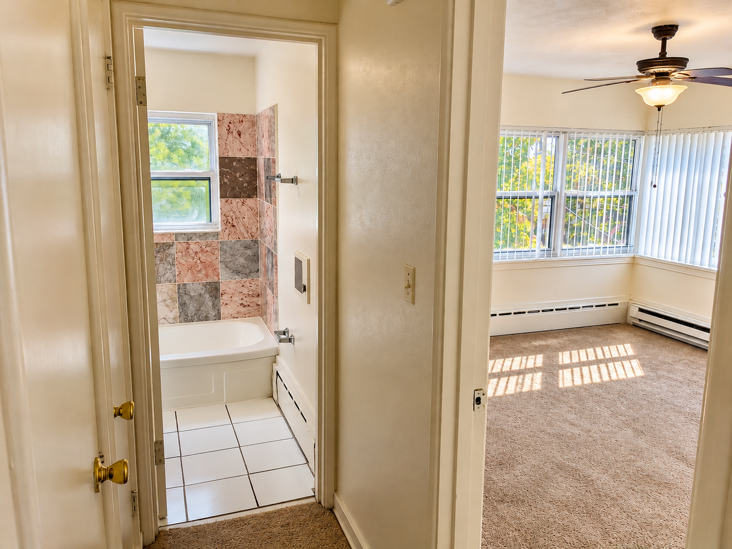 Bright Apartment Hallway with Open Rooms.png