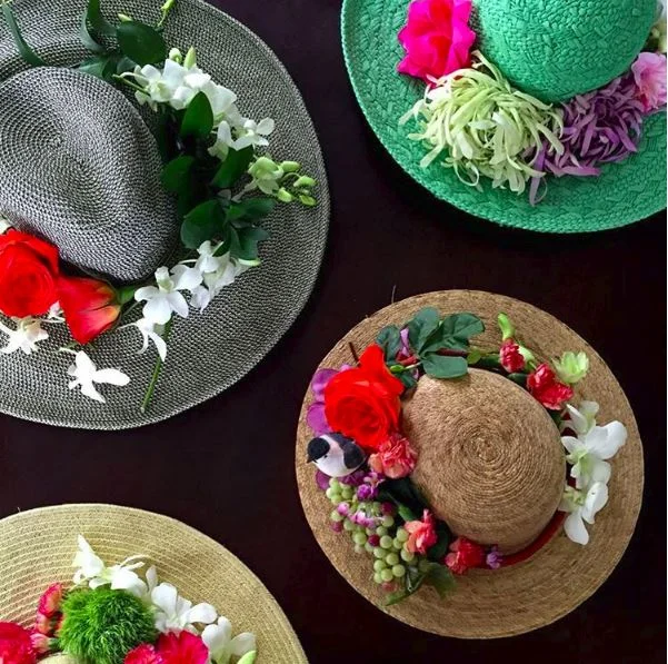 Floral Hats DIY