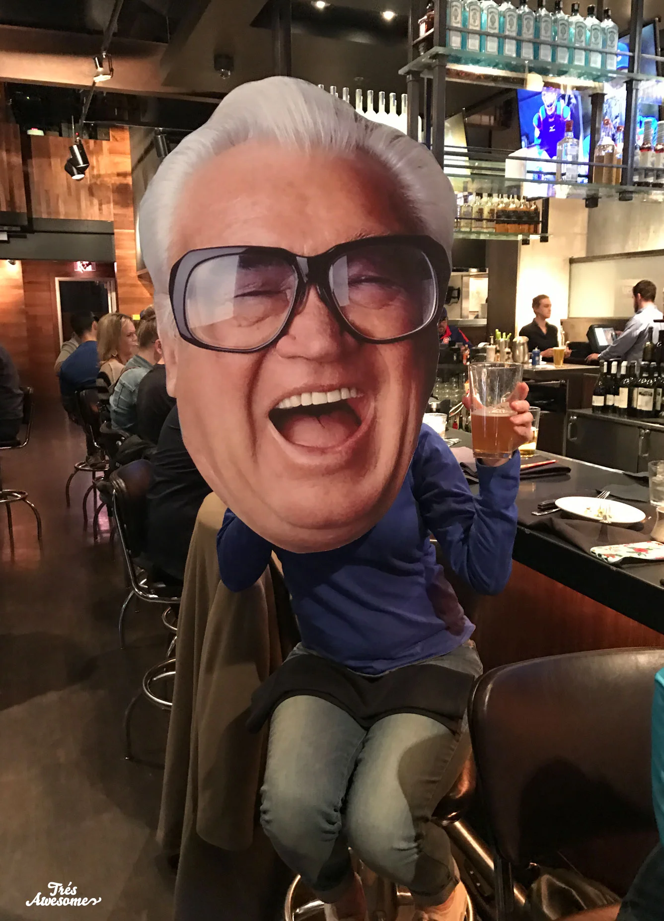 HOLY COW! It's Harry Caray. Actually it's the uber funny and talented Debbie Mudd of In Bed With