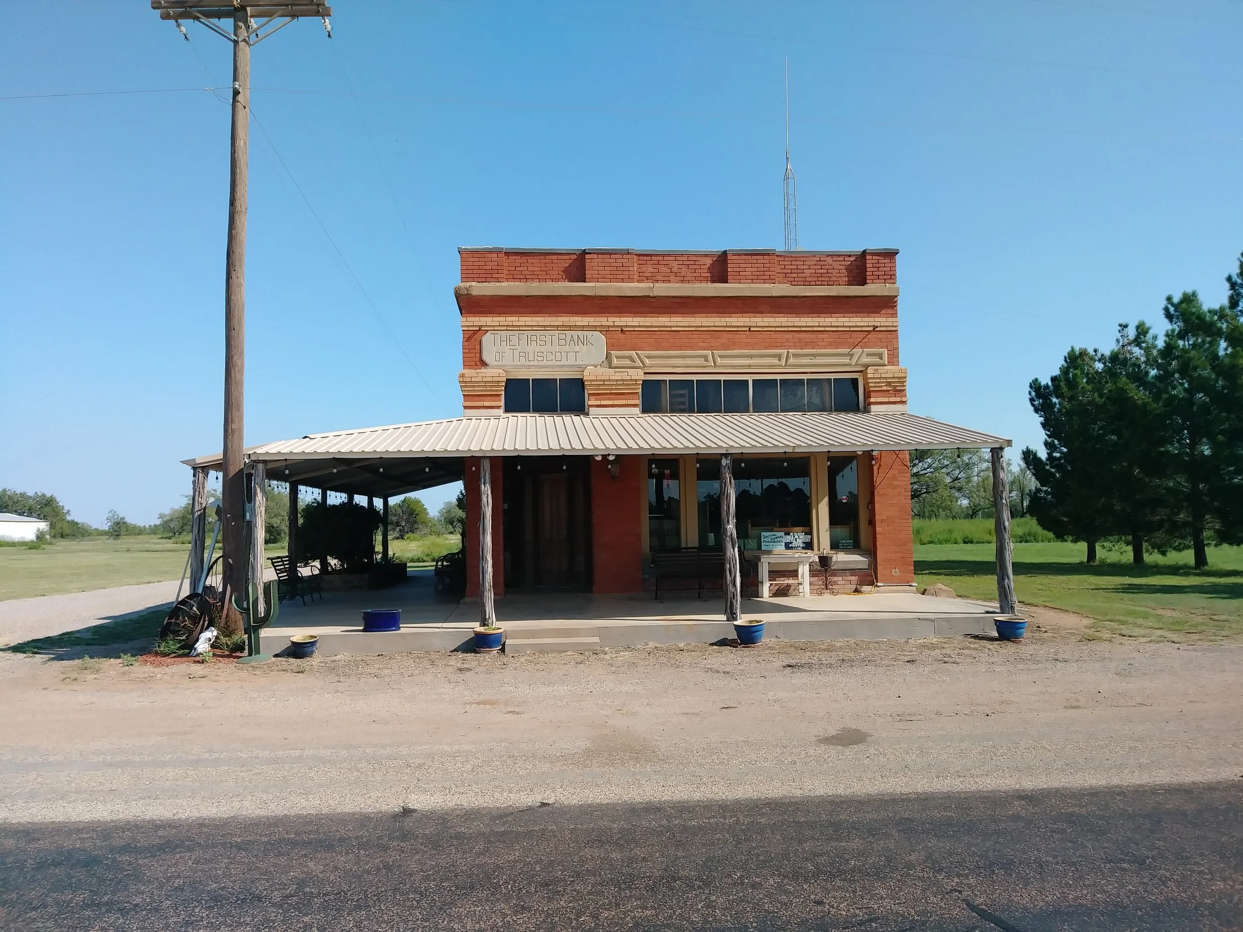 Circle Bar Ranch Bank Building Office and Ranch Business Head Quarters